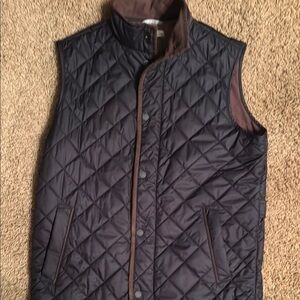 Peter Millar Men's Quilted Black Vest